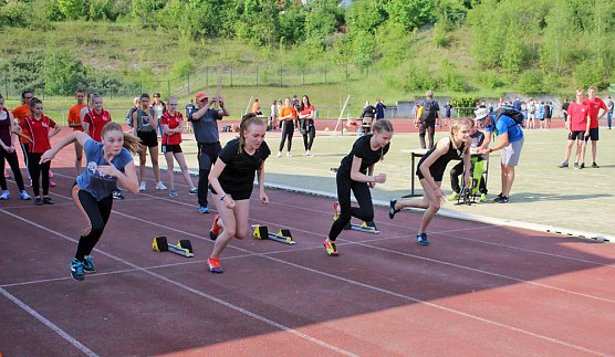 Die Leichtathleten begeisterten heute (Foto: Karl-Heinz Herrmann)