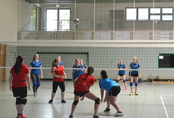 Kreisjugendspiele im Volleyball (Foto: Kyffhäuser-Kreissportjugend) Kreisjugendspiele im Volleyball (Foto: Kyffhäuser-Kreissportjugend)