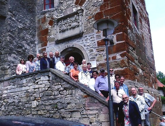 Wandergruppe des Heimat-und Museumsverein aktuell unterwegs (Foto: Helmut Hochfeld)