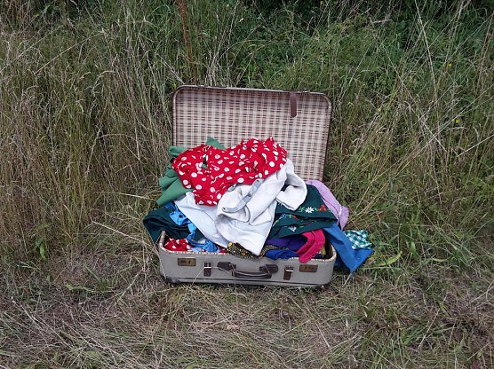 Kleiderwechselstelle und Baustelle (Foto: Karl-Heinz Herrmann)