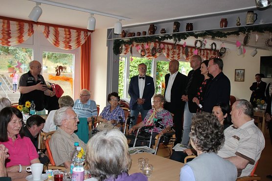 Auf Tour in Sondershausen beim DRK (Foto: Karl-Heinz Herrmann)