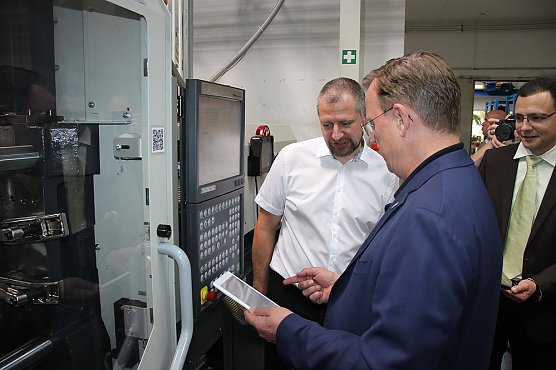 Ramelow bei 3D-Schilling in Oberspier (Foto: Karl-Heinz Herrmann)