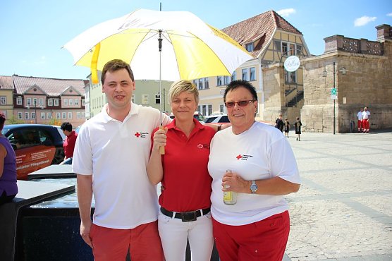 DRK pr&auml;sentierte sich (Foto: Karl-Heinz Herrmann)