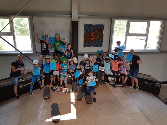 Skateboardkurs erfolgreich (Foto: Stadt Sondershausen)