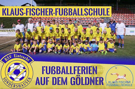 Klaus Fischer Fu&szlig;ballschule durchgef&uuml;hrt (Foto: BSV Eintracht Sondershausen)