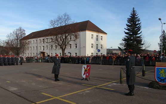 Gel&ouml;bnis in Sondershausen (Foto: Bundeswehr Sondershausen)