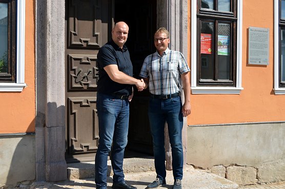 Zweimal Steffen Grimm (Foto: Stadt Sondershausen)