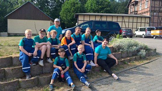 Jugendfeuerwehr Kyffh&auml;userland aktuell (Foto: FFW Badra)