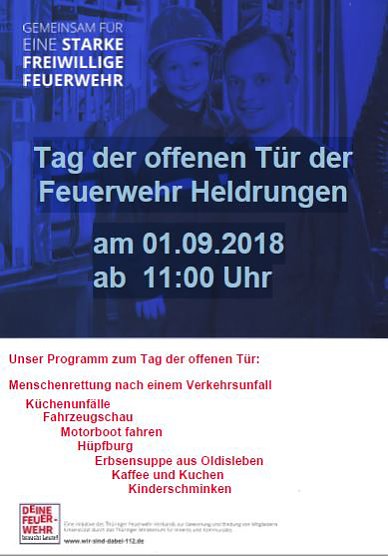 Tag der offenen T&uuml;r der Feuerwehr Heldrungen (Foto: FFW Heldrungen)