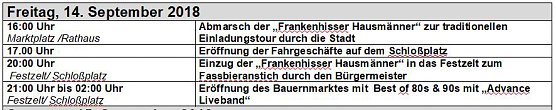 Programm zum Frankenh&auml;user Bauernmarkt (Foto: Stadtmarketing Bad Frankenhausen)
