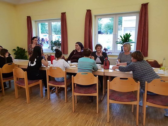 Begegnung mit Tschepilgasch und Hingalsch (Foto: Katharina Weizel)
