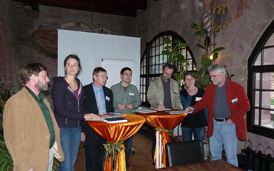 Podiumsdiskussion Kyffh&auml;userweg (Foto: Karl-Heinz Herrmann)