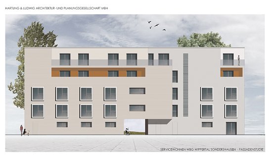 Bau eines Wohnobjekts auf dem Grundst&uuml;ck der Weizenstra&szlig;e 25-31 (Foto: Hartung & Ludwig Architektur- und Planungsgesellschaft mbH)