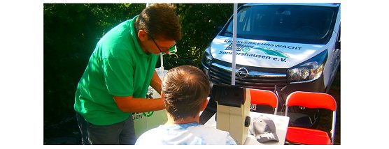 Verkehrswacht in Ebeleben aktiv (Foto: Verkehrswacht Sondershausen)