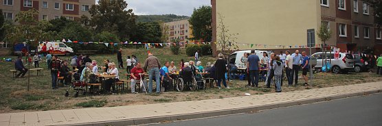 Sturm vertrieb die Feiernden (Foto: Karl-Heinz Herrmann)