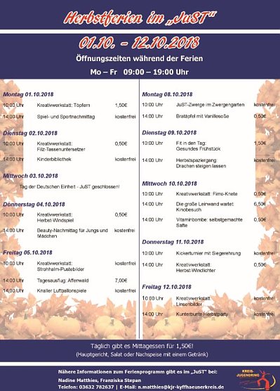 Herbstferien im JuST (Foto: JUST)