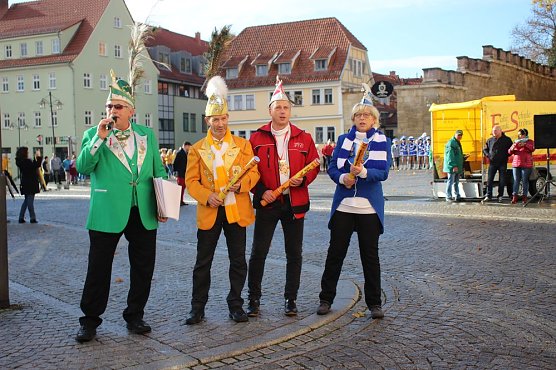 Steffen der Grimmige verteidigte sein Rathaus (Foto: Karl-Heinz Herrmann)