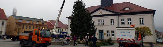 Weihnachtsmarkt in Bad Frankenhausen in Vorbereitung (Foto: privat) Weihnachtsmarkt in Bad Frankenhausen in Vorbereitung (Foto: privat)