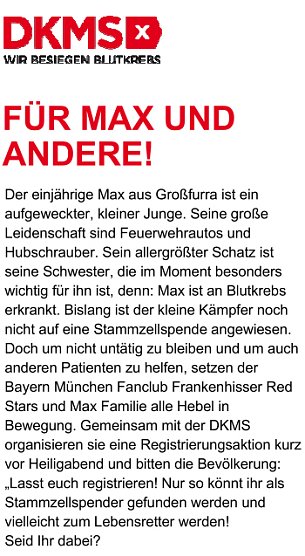 Registrierungsaktion f&uuml;r Max (Foto: Steffen Kobrow)