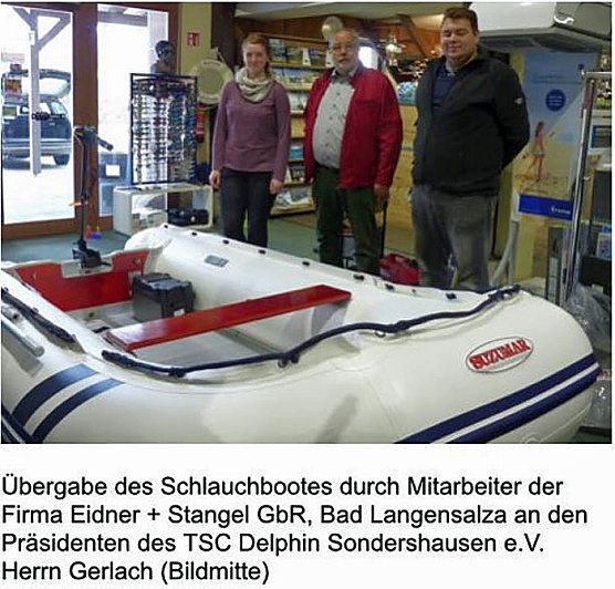 Tauchsportclub erhielt neues Schlauchboot (Foto: Karl-Heinz Semar)