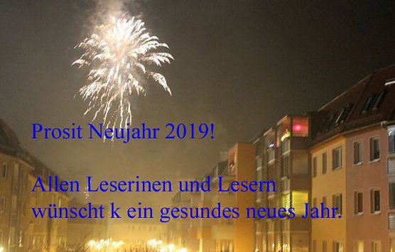 Alles Gute im neuen Jahr! (Foto: Karl-Heinz Herrmann)