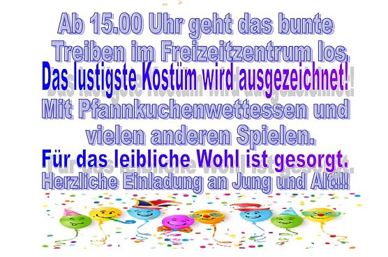 N&auml;hkurs und Fasching (Foto: Freizeitzentrum Artern)