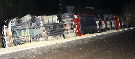 Im Graben gelandet (Foto: S. Dietzel)