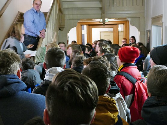 Aktionstag "Schule trifft Wirtschaft" (Foto: Landratsamt Kyffhäuserkreis) Aktionstag "Schule trifft Wirtschaft" (Foto: Landratsamt Kyffhäuserkreis)