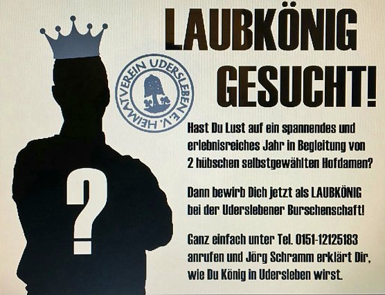Laubk&ouml;nig (Foto: Burschenschaft)