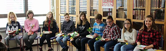 Sieger beim Vorlesewettbewerb im Kreis gek&uuml;rt (Foto: Karl-Heinz Herrmann)