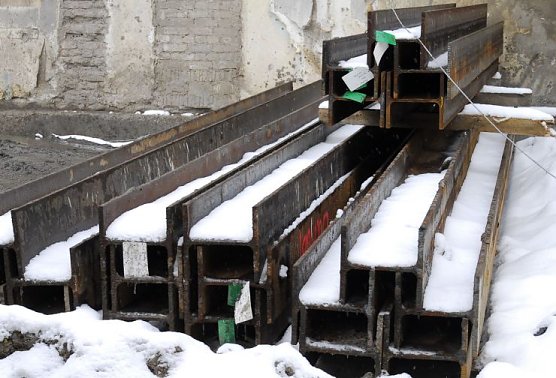 Winter auf der Baustelle (Foto: nnz)