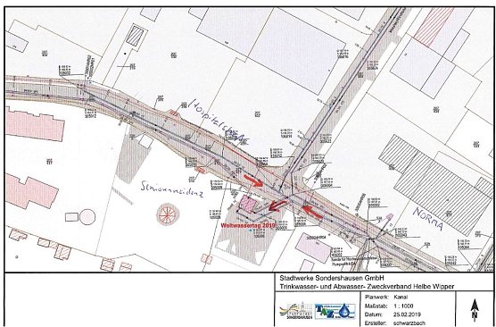 Wasserversorgung wird vorgestellt (Foto: TAZ) Wasserversorgung wird vorgestellt (Foto: TAZ)