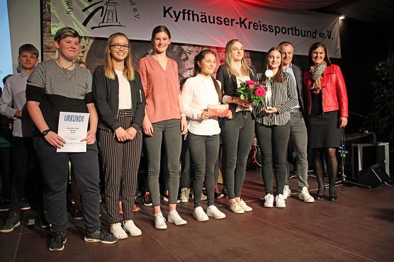 Die beliebtesten Nachwuchssportlerinnen und -sportler (Foto: Karl-Heinz Herrmann)