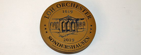 Medaille an ihrem endg&uuml;ltigen Platz (Foto: Karl-Heinz Herrmann)