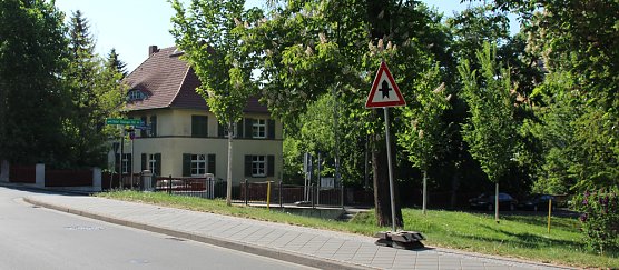 Vollsperrung der Gartenstra&szlig;e und der Gottesackergasse (Foto: Karl-Heinz Herrmann)