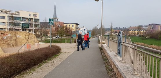 Wippertor gereinigt � Handy gefunden (Foto: VS)