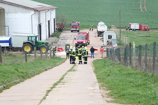 Ausgelaufenes Ammoniumnitrat... (Foto: Silvio Dietzel)