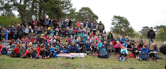 Gl&uuml;ckliche Sieger beim Crosslauf der Schulen (Foto: Annika Backhaus)