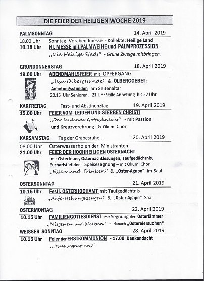 Karfreitag und Ostern zusammen (Foto: G&uuml;nther Albrecht)