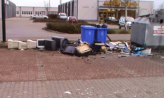 Elektroschrott Bad Frankenhausen (Foto: Heiko Range)