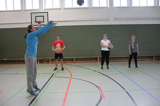 Spannendes Training mit erfolgreicher Sportlerin (Foto: Karl-Heinz Herrmann)