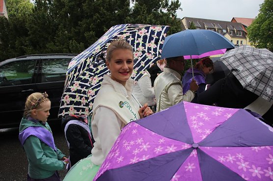 Fliederparade mit Schirm (Foto: Karl-Heinz Herrmann)