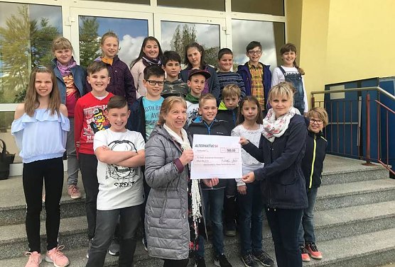 Unterst&uuml;tzung f&uuml;r Klassenfahrt (Foto: Dr. Iris Martin-Gehl)