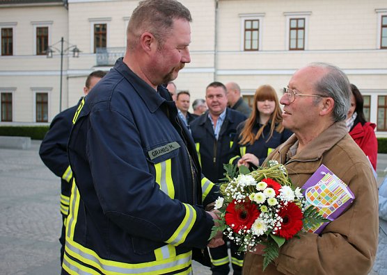 Zum Geburtstag Kamerad geehrt (Foto: Karl-Heinz Herrmann)