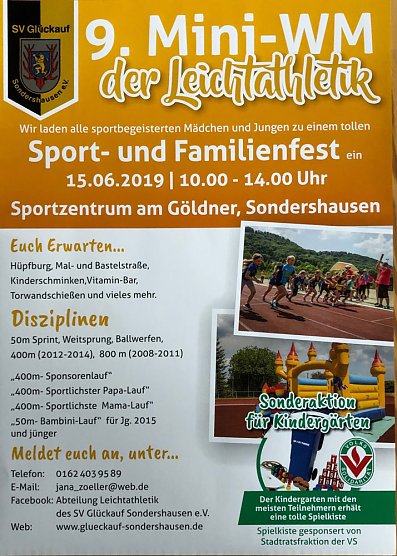 9. Mini-WM mit Sonderaktion f&uuml;r Kinderg&auml;rten (Foto: SV Gl&uuml;ckauf Sondershausen)