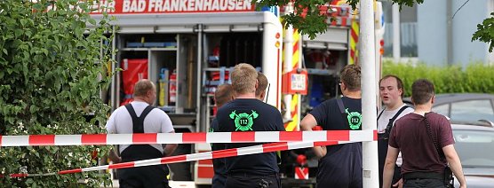 Wei&szlig;es Pulver sorgt f&uuml;r Aufregung (Foto: S. Dietzel)