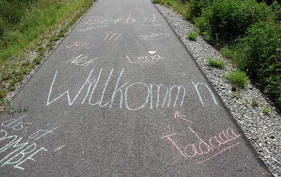 Willkommen in Berka am UWR (Foto: Karl-Heinz Herrmann)