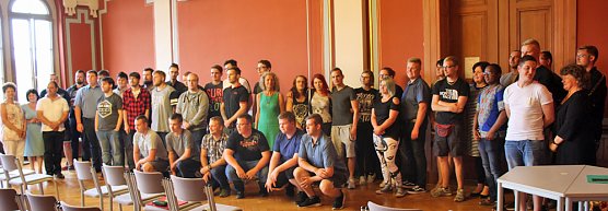 Feierliche Zeugnisausgabe im SBZ (Foto: Karl-Heinz Herrmann)