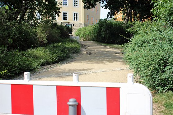 Weg wird repariert (Foto: Karl-Heinz Herrmann)