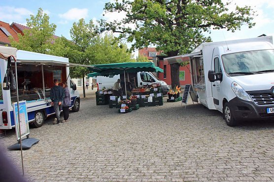 Klein aber fein: Der Markt in Ebeleben (Foto: Karl-Heinz Herrmann)
